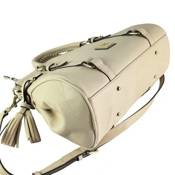 Dooney & Bourke Tan Leather Shoulder Bag - Picture 6 of 13